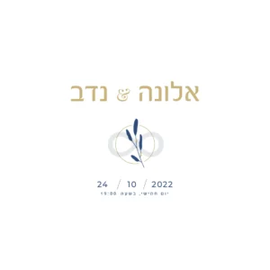הזמנת חתונה אביגיל