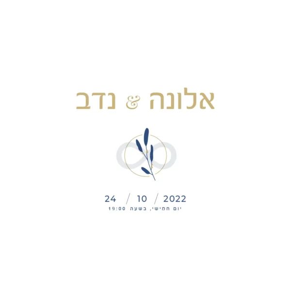 הזמנת חתונה אביגיל